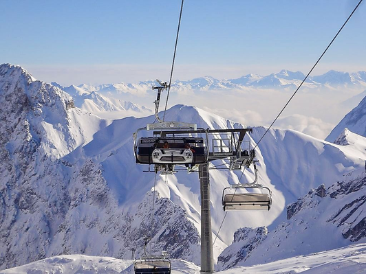 Chairlift branding mini silver Garmisch-Partenkirchen