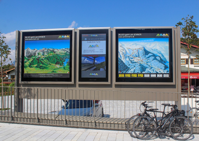 Digital Signage System Summer Jennerbahn