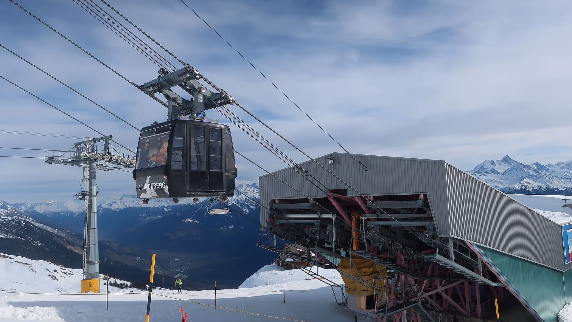 Gondola branding Lindeberg Switzerland