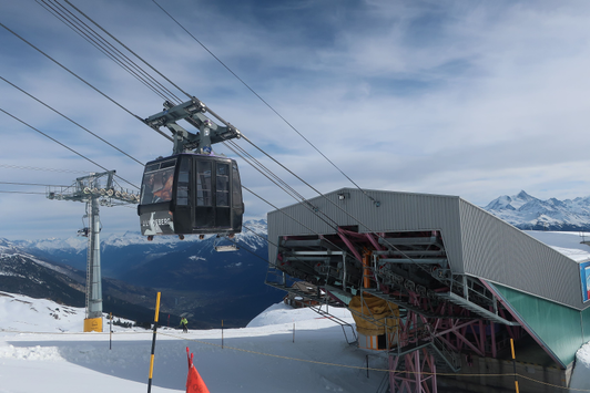 Gondola branding Lindeberg Switzerland
