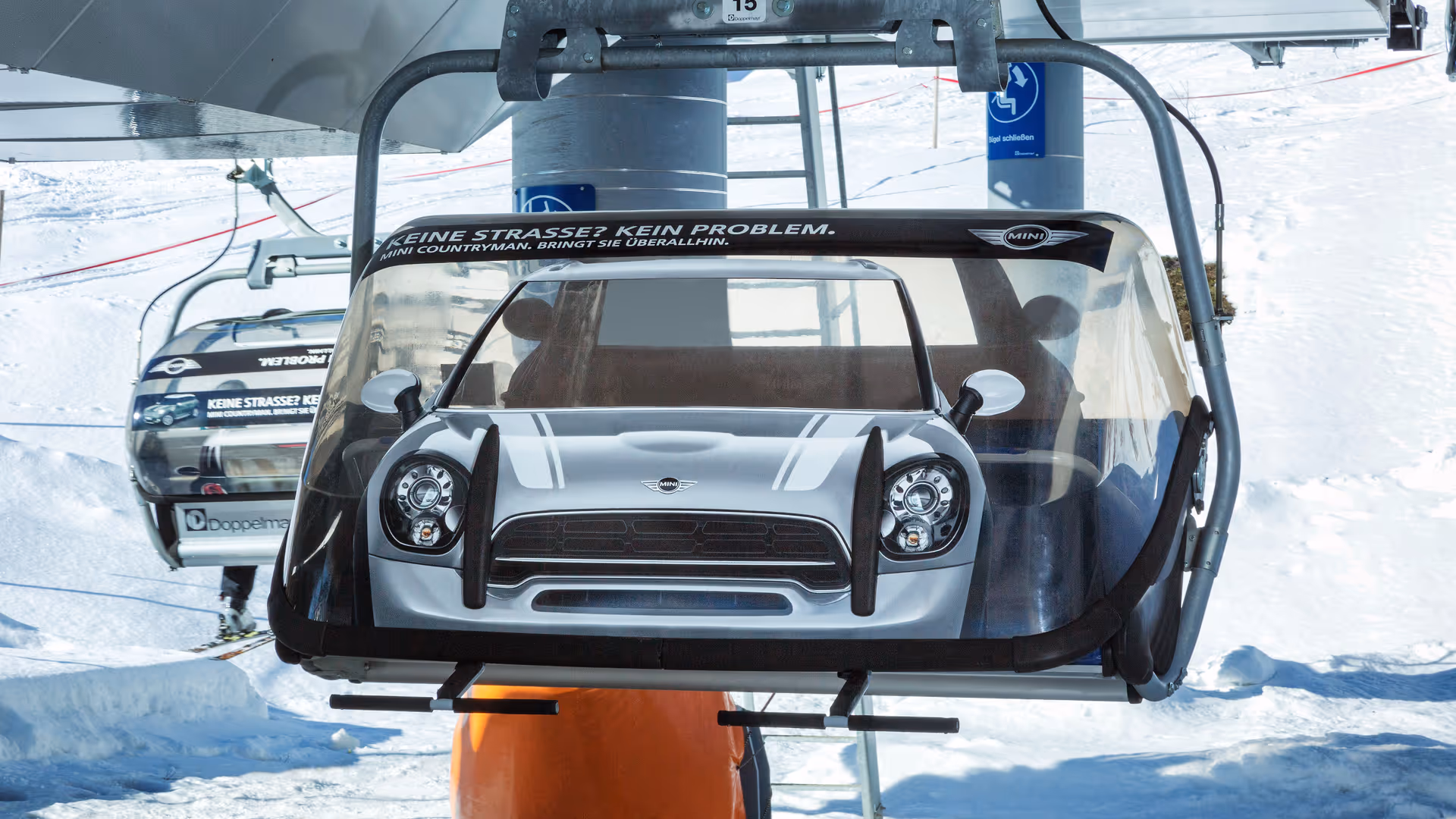 Haubenbranding Mini silber Spitzingsee 