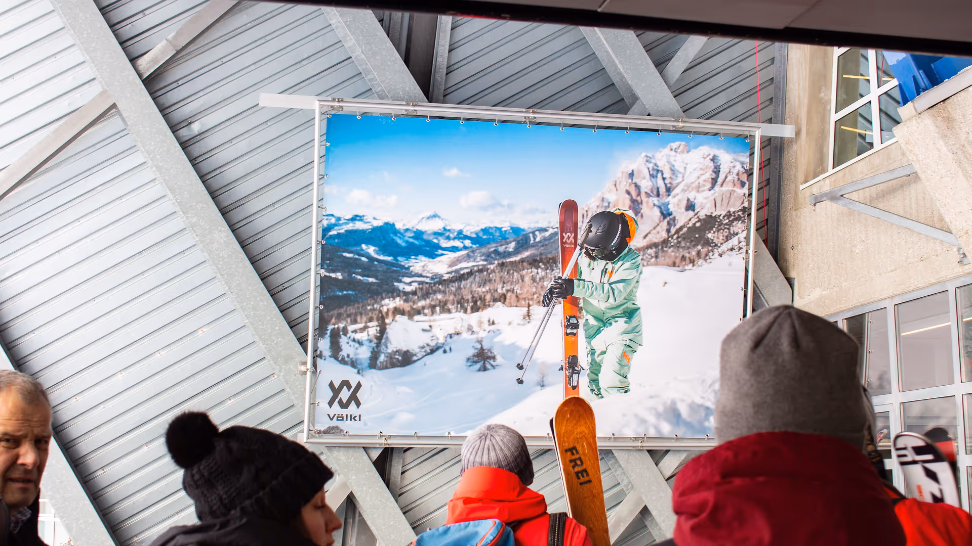 Megaposter Winter Völkl Garmisch-Partenkirchen Zugspitze