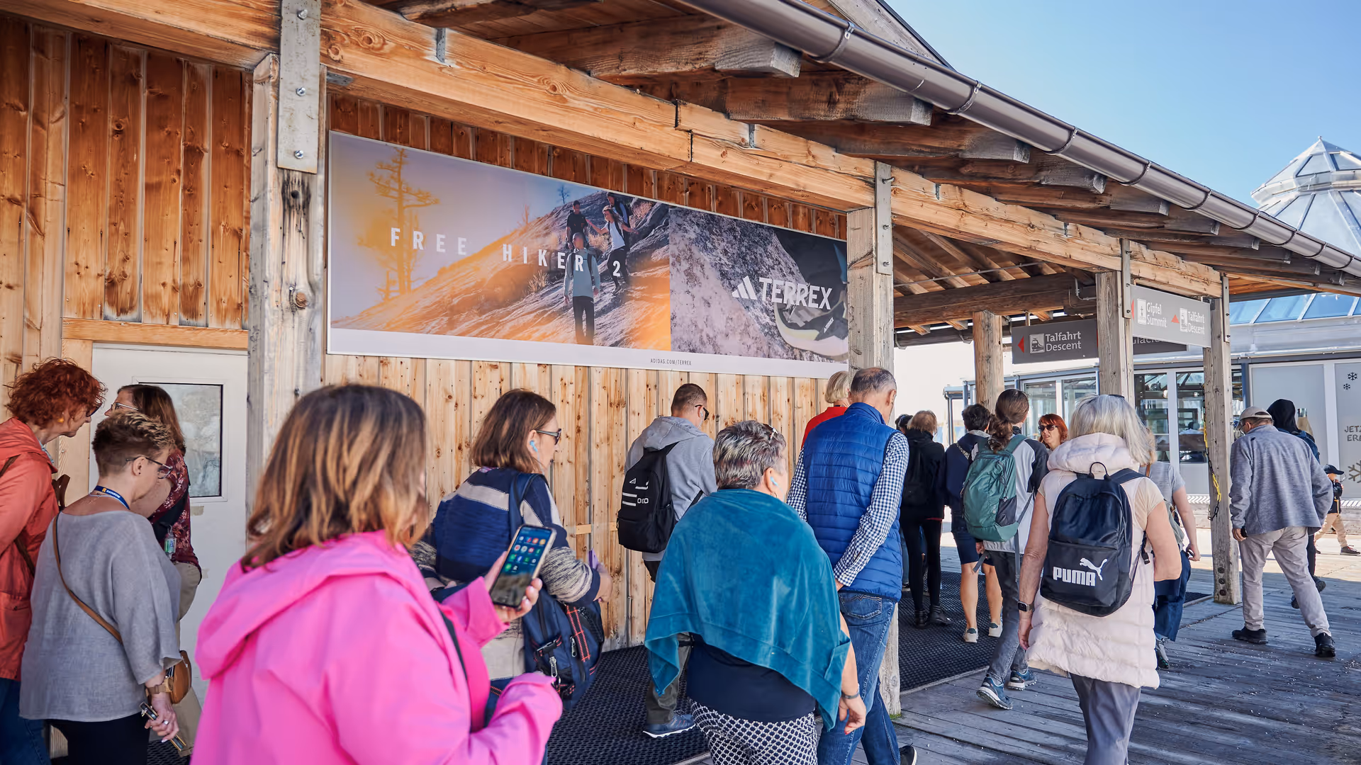 Megaposter Indoor Adidas Terrex Zugspitze