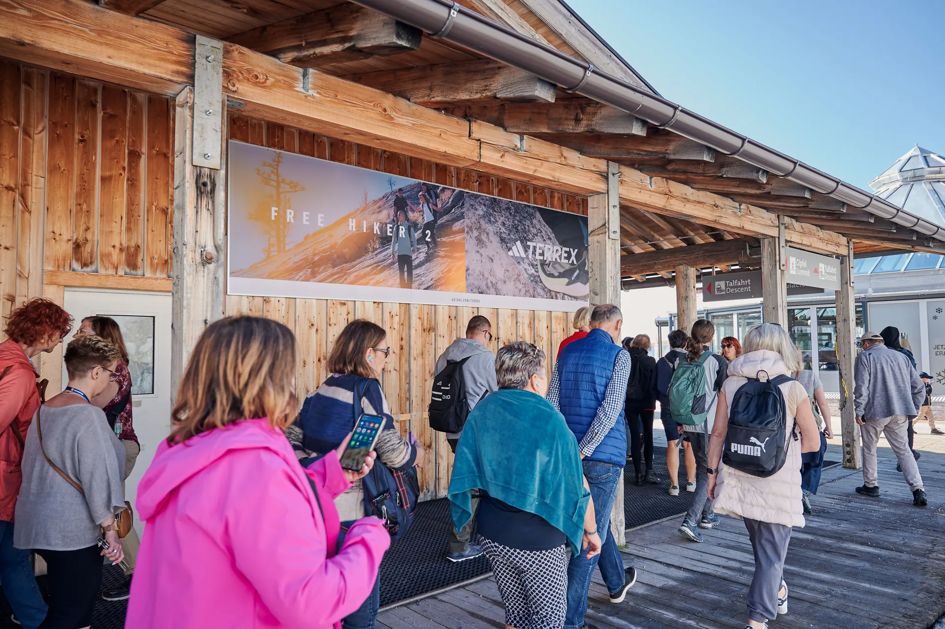 Megaposter Indoor Adidas Terrex Zugspitze