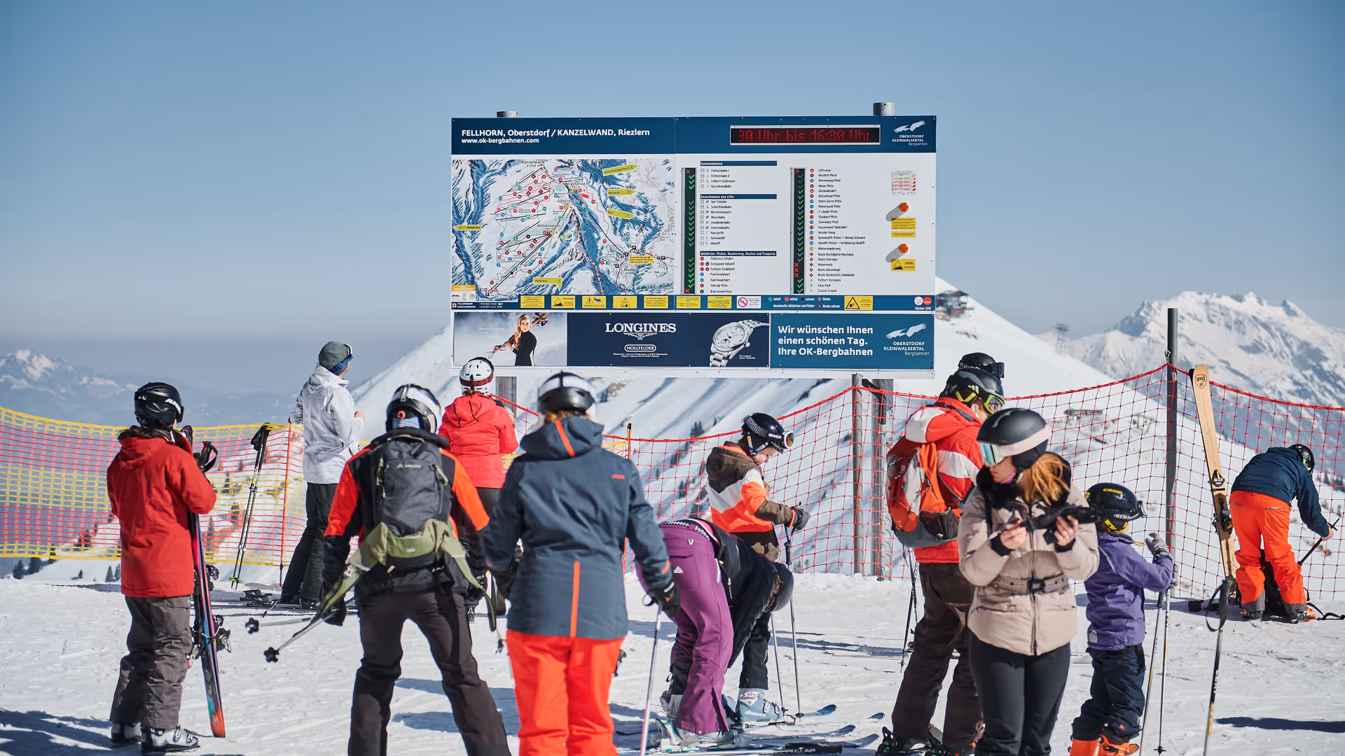 Panorama-Werbestreifen Longines Fellhornbahn 