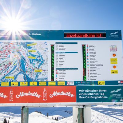 Panorama information system Winter Fellhornbahn Berg II