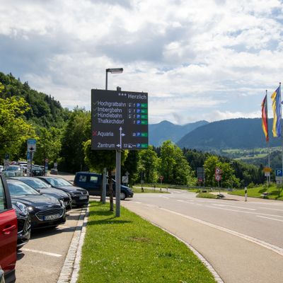 Oberstaufen parking guidance system fully LED