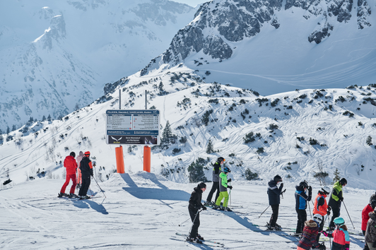 piste guidance system Salewa Fellhornbahn 