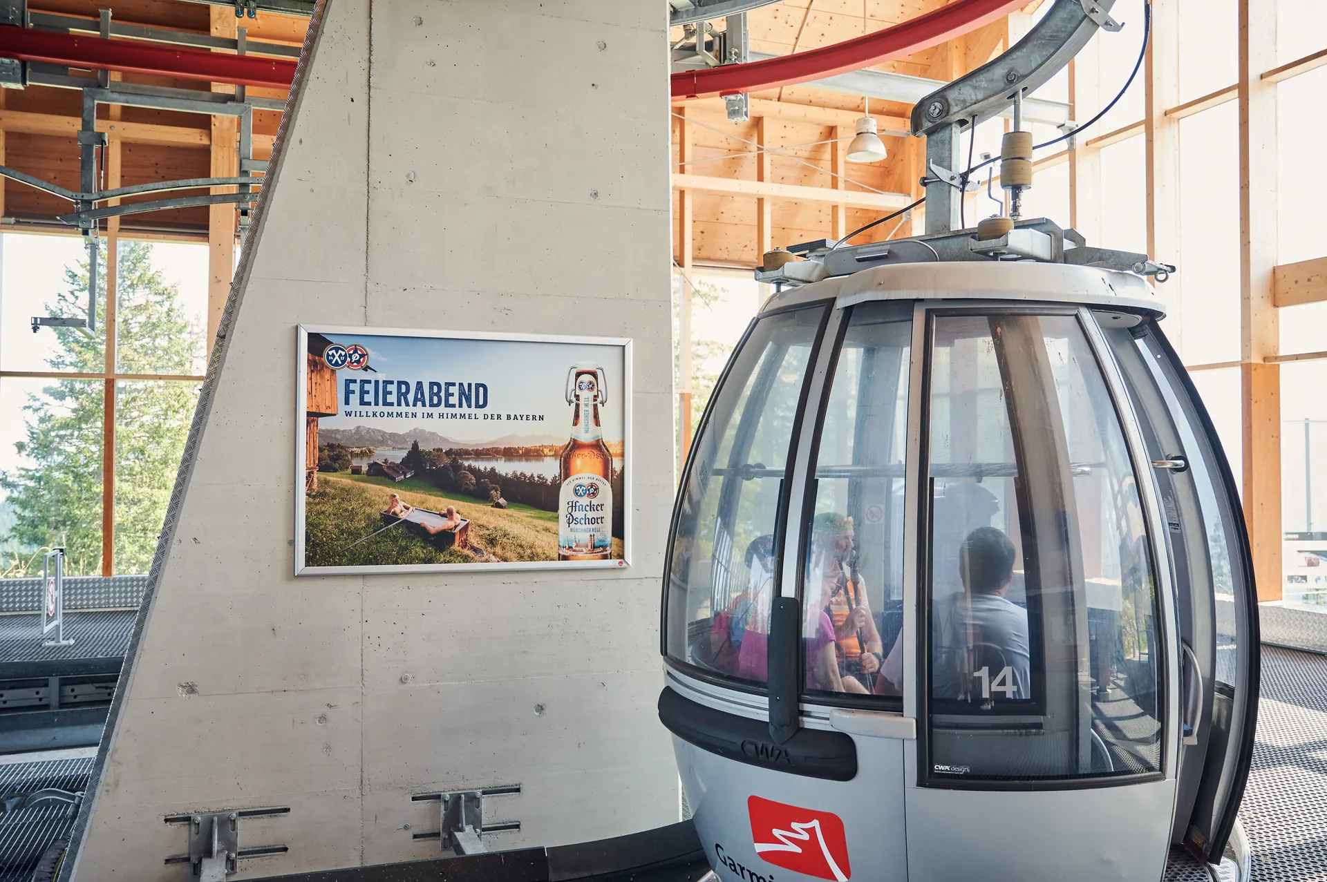 Poster 4/1 Hacker Garmisch-Partenkirchen Kreuzeckbahn
