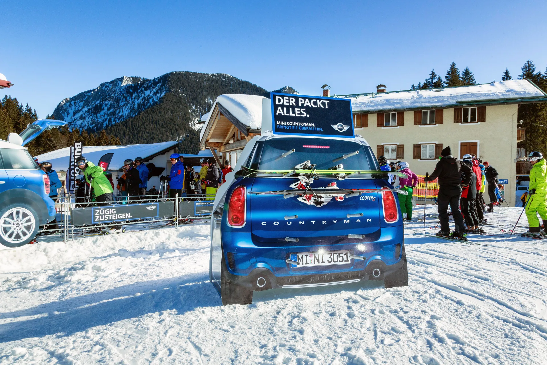 Promotion Mini ski rack car