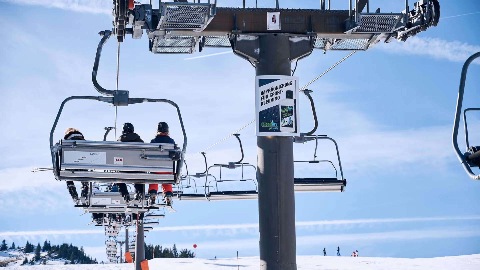 Liftstützenwerbung Bionictry Sudelfeld 