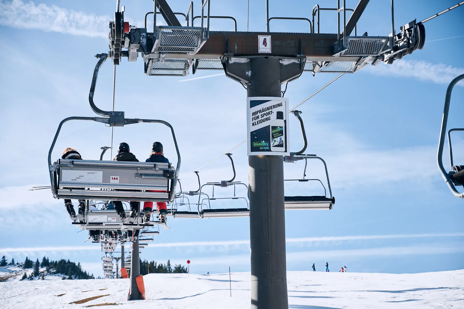 Ski lift pylon Bionictry Sudelfeld