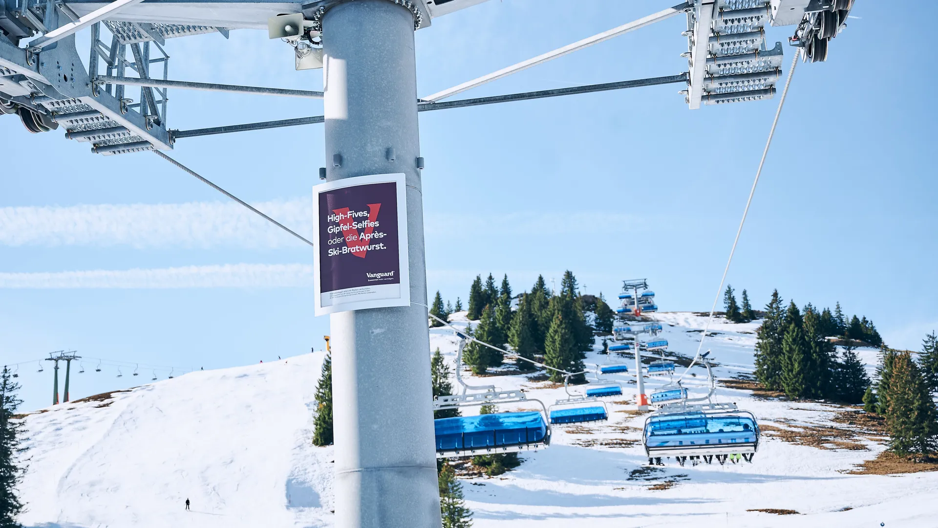Ski lift pylon Vanguard Sudelfeld