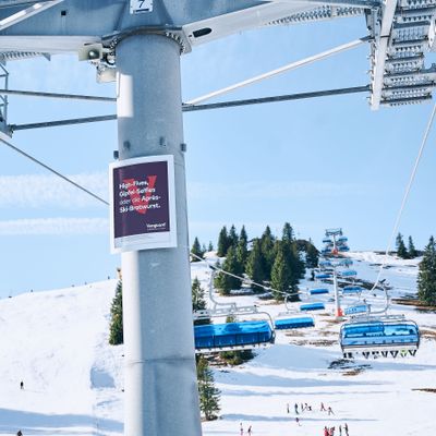 Ski lift pylon Vanguard Sudelfeld