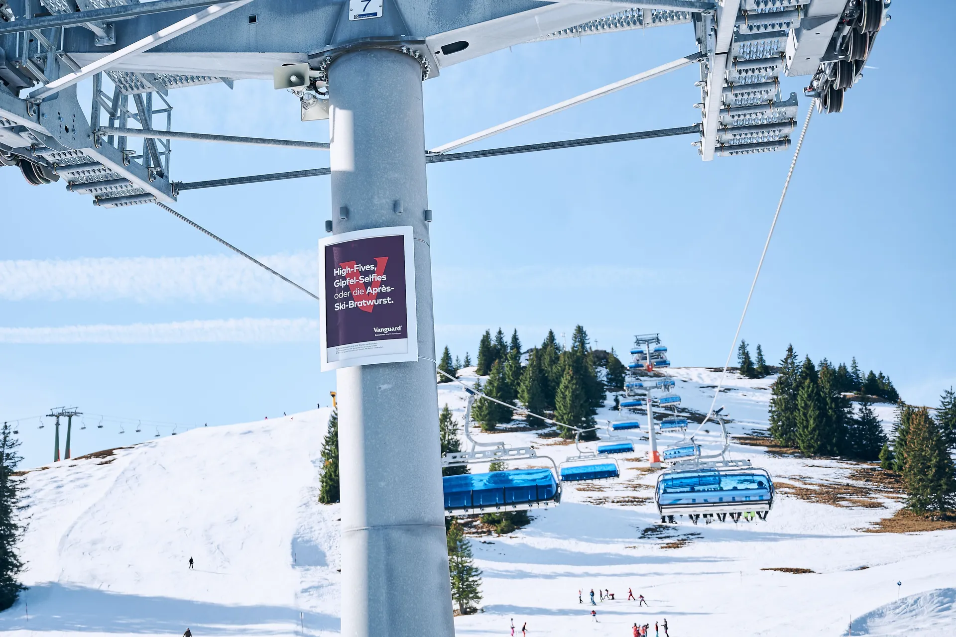 Ski lift pylon Vanguard Sudelfeld