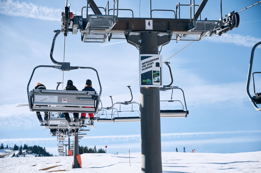 Liftstützenwerbung Bionictry Sudelfeld 