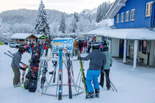 Ski rack Allgäuer Zeitung Imbergbahn
