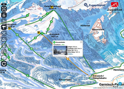 Skimap Garmisch-Partenkirchen Classic
