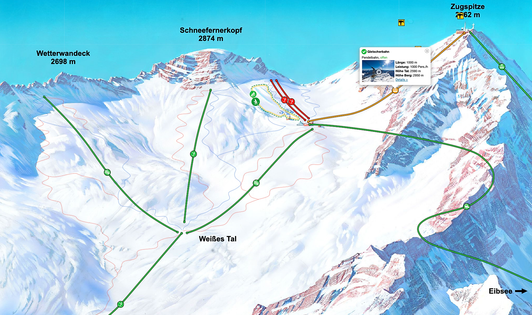 Skimap Zugspitz Platt